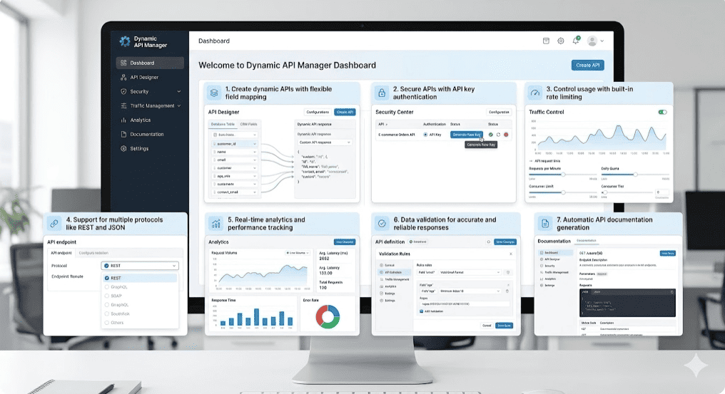 Key Features of Dynamic API Manager